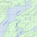 Natural Resources Canada Hallett Lake, BC (093F15 CanMatrix) digital map