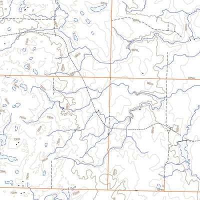 Natural Resources Canada Halvorgate, SK (072J10 Toporama) digital map