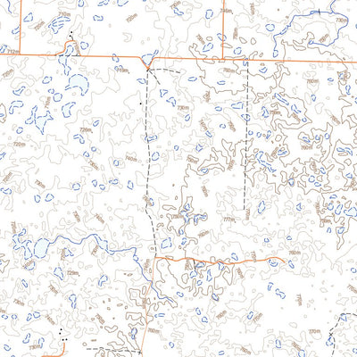 Natural Resources Canada Halvorgate, SK (072J10 Toporama) digital map