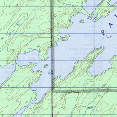 Natural Resources Canada Hambone Lake, MB (063O08 CanMatrix) digital map