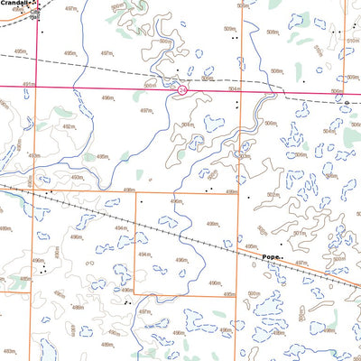 Hamiota, MB (062K02 Toporama) Map by Natural Resources Canada | Avenza Maps