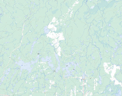 Natural Resources Canada Hanlan Lake, ON (042G13 Toporama) digital map