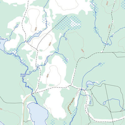 Natural Resources Canada Hanlan Lake, ON (042G13 Toporama) digital map