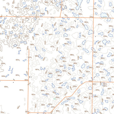Natural Resources Canada Hanley, SK (072O09 Toporama) digital map