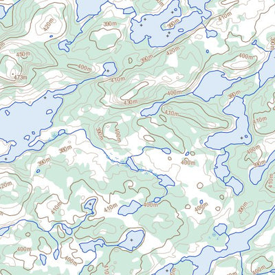 Natural Resources Canada Hansen Lake, NT (086F10 Toporama) digital map