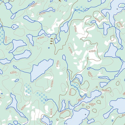 Natural Resources Canada Hara Lake, MB (064M01 Toporama) digital map