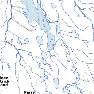 Natural Resources Canada Hardinge Bay (099A07 Toporama) digital map