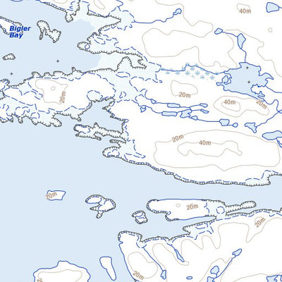 Natural Resources Canada Harper Islands (025I07 Toporama) digital map