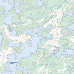 Natural Resources Canada Harris Lake (052F03 Toporama) digital map