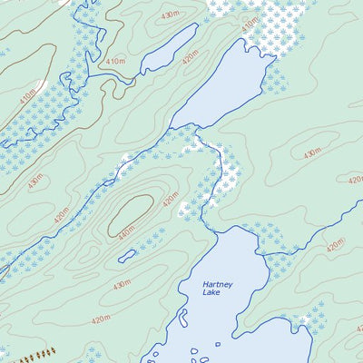 Natural Resources Canada Hartney Lake, SK (074J09 Toporama) digital map