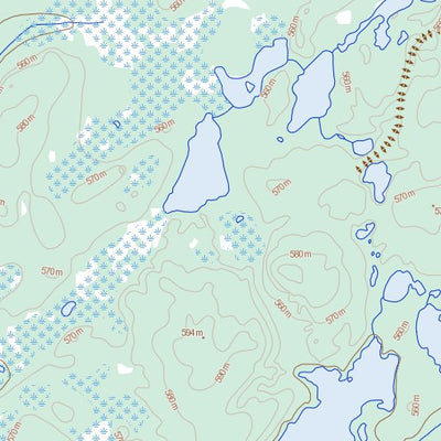 Natural Resources Canada Haultain Lake, SK (074B16 Toporama) digital map