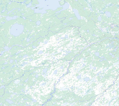 Natural Resources Canada Hawes Lake, MB (053M15 Toporama) digital map