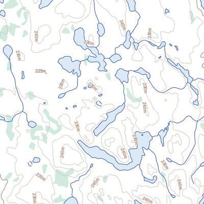 Natural Resources Canada Hawk Rapids, NU (066E11 Toporama) digital map