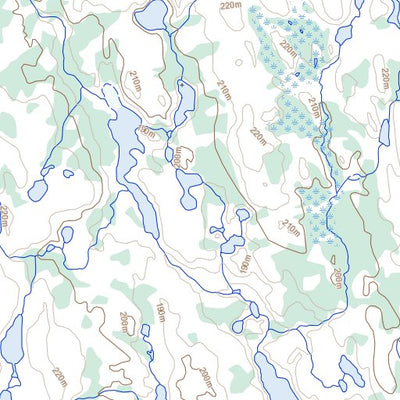Natural Resources Canada Hawk Rapids, NU (066E11 Toporama) digital map