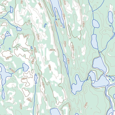 Natural Resources Canada Hearne Lake, NT (085I06 Toporama) digital map