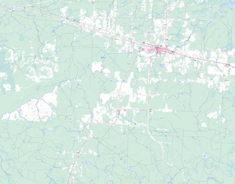 Hearst, ON (042G12 Toporama) Map by Natural Resources Canada | Avenza Maps