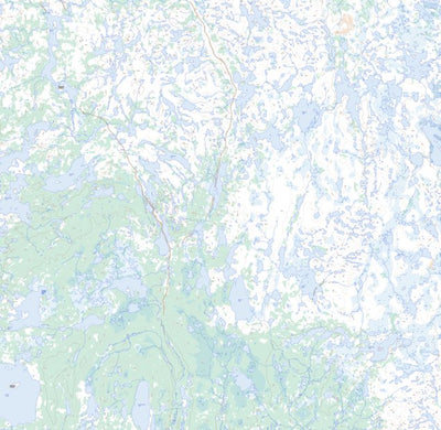 Natural Resources Canada Hebner Lake, MB (064P01 Toporama) digital map