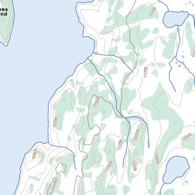 Natural Resources Canada Hendry Lake, MB (064G12 Toporama) digital map