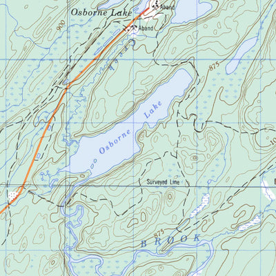 Natural Resources Canada Herb Lake, MB (063J13 CanMatrix) digital map