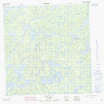 Natural Resources Canada Heron Lake, NT (075F06 CanMatrix) digital map