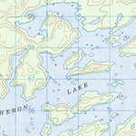 Natural Resources Canada Heron Lake, NT (075F06 CanMatrix) digital map