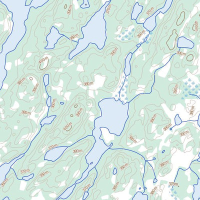 Natural Resources Canada Hickey Lake, NT (085O16 Toporama) digital map
