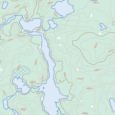 Natural Resources Canada Hickson Lake, SK (074A08 Toporama) digital map