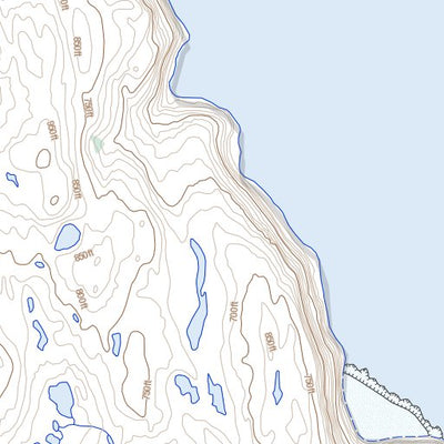 Natural Resources Canada High Bluff Island, NU (025L09 Toporama) digital map