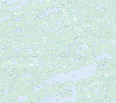 Natural Resources Canada High Hill Lake, MB (053M12 Toporama) digital map