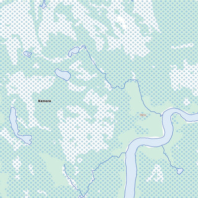 Natural Resources Canada Highbank Lake, ON (043D08 Toporama) digital map