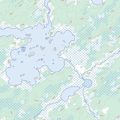 Natural Resources Canada Hill Lake, MB (063J07 Toporama) digital map