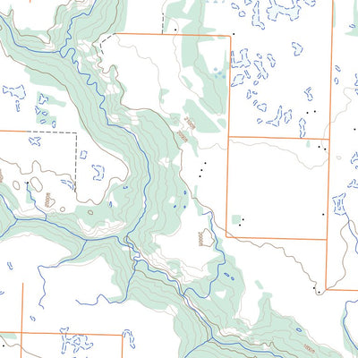 Natural Resources Canada Hines Creek, AB (084D02 Toporama) digital map