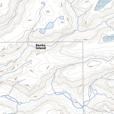 Natural Resources Canada Hoagak Lake, NT (097H11 Toporama) digital map
