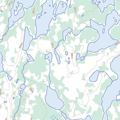Natural Resources Canada Hoare Lake, NT (075P11 Toporama) digital map