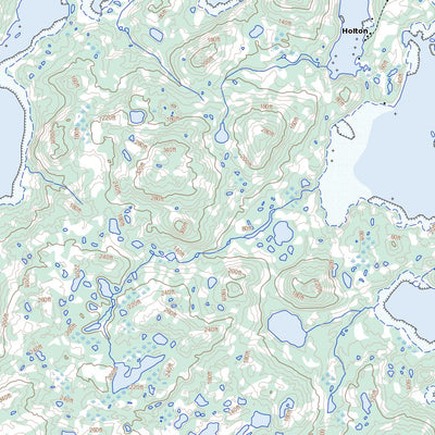 Natural Resources Canada Holton Harbour, NL (013I11 Toporama) digital map