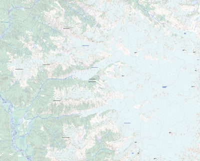 Natural Resources Canada Homathko Icefield (092N02 Toporama) digital map