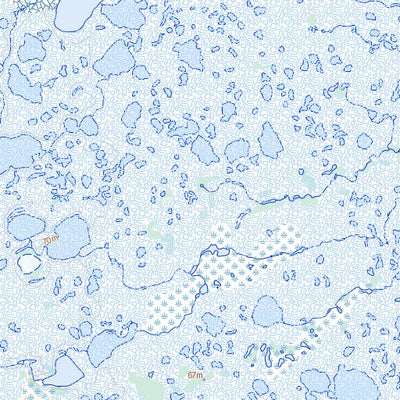 Natural Resources Canada Hoot Creek, MB (054F12 Toporama) digital map