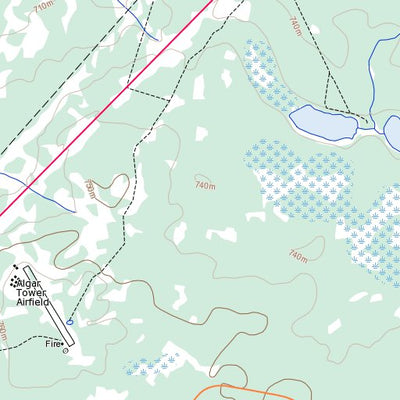 Natural Resources Canada Horse River, AB (074D04 Toporama) digital map