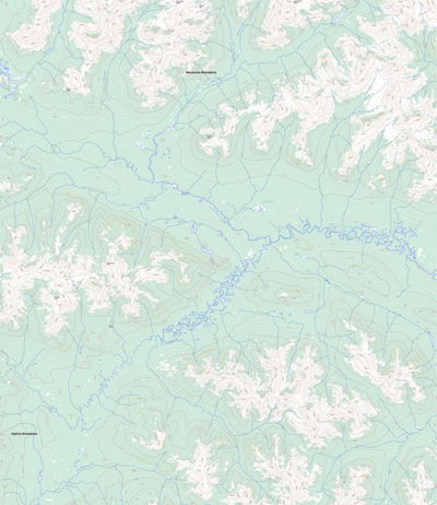 Natural Resources Canada Horseshoe Hill, YT (106D06 Toporama) digital map