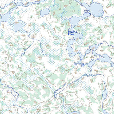 Natural Resources Canada Horseshoe Lake, MB (053D04 Toporama) digital map