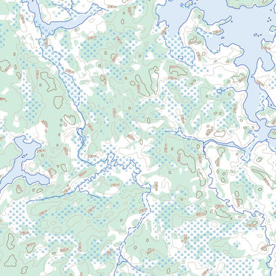Natural Resources Canada Horseshoe Lake, MB (053D04 Toporama) digital map