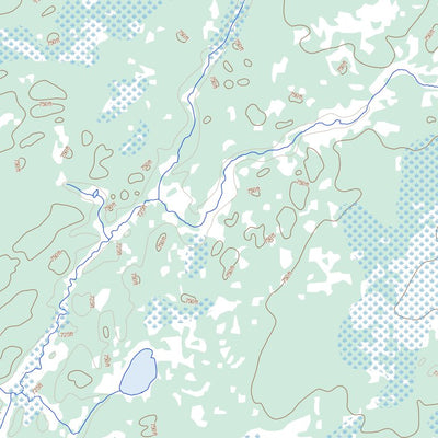 Natural Resources Canada Horsfall Island, MB (063J08 Toporama) digital map