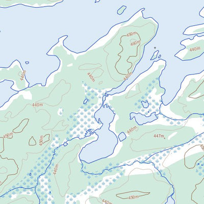 Natural Resources Canada Hostile Lake, NT (075B16 Toporama) digital map