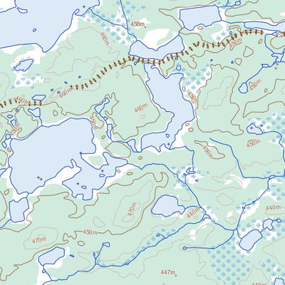 Natural Resources Canada Hostile Lake, NT (075B16 Toporama) digital map