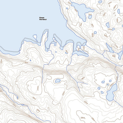 Natural Resources Canada Howe Harbour, NU (058C04 Toporama) digital map