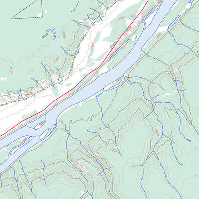 Natural Resources Canada Hudson Hope, BC (094A04 Toporama) digital map
