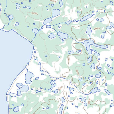 Natural Resources Canada Hunger Lake, NU (076A09 Toporama) digital map