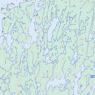 Natural Resources Canada Hunter Island (102P16 Toporama) digital map