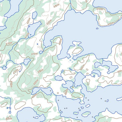 Natural Resources Canada Hunter Lake, NT (086A03 Toporama) digital map