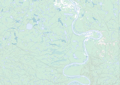 Natural Resources Canada Husky Bend, NT (107D08 Toporama) digital map